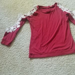 Lace Long Sleeve Shirt